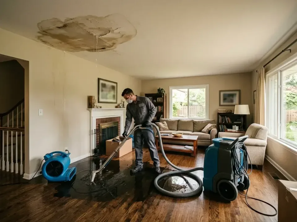 attic-pipe-burst-ceiling-drip-008 — frequently asked questions, Water Damage Restoration & Carpet Care in South Cleveland, TN
